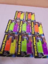 8 Brand New Torch Flame 2 Packs of Disposable Lighters