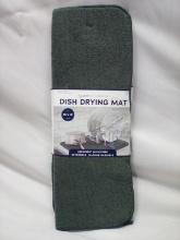 16”x18” Sage Green Kitchen Basics Dish Drying Mat