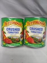 Tuttorossa Crushed Tomatoes with basil, 2 28oz cans