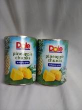 Dole Pineapple Chunks in heavy syrup