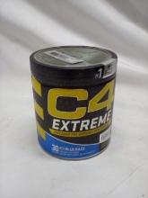 Single 30 Serving Tub of C4 Extreme Icy Blue Razz Pre-Workout Powder