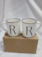Set of R mugs
