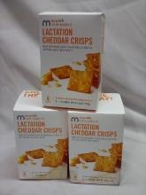 Lactation Cheddar Crisps 3 boxes