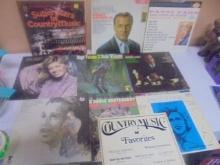 Group of Vintage Country LP Albums
