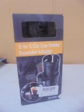 2-in-1 Car Cup Holder Expander Adapter