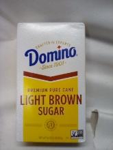 Domino Light brown sugar, 16 oz