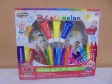 Cocomelon 29pc Deluxe Bath Art Party Set