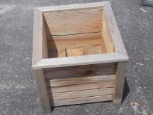 Square Wooden Planter Box