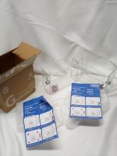 Pair of Clear Gedree Thermostat Lock Boxes w/ Keys