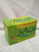 Full 6 Can Case of LaCroix Sparkling Waters- Lime Lime
