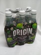 Full 6 Pack of Origin Sparkling Lime Water