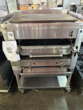 Montague Gas Steakhouse Broiler with 33 in. Plancha Top