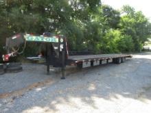 2022 40FT GATORMADE GOOSENECK TRAILER W/ HYD JACK AND TITLE