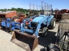 TC33 NEW HOLLAND TRACTOR W/ LOADER AND BACKHOE