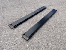 UNUSED 6FT Forklift Extensions in Box - 6.5"w x 2"
