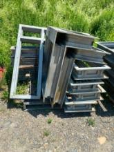 ASSORTED COMMERCIAL WINDOW FRAMES