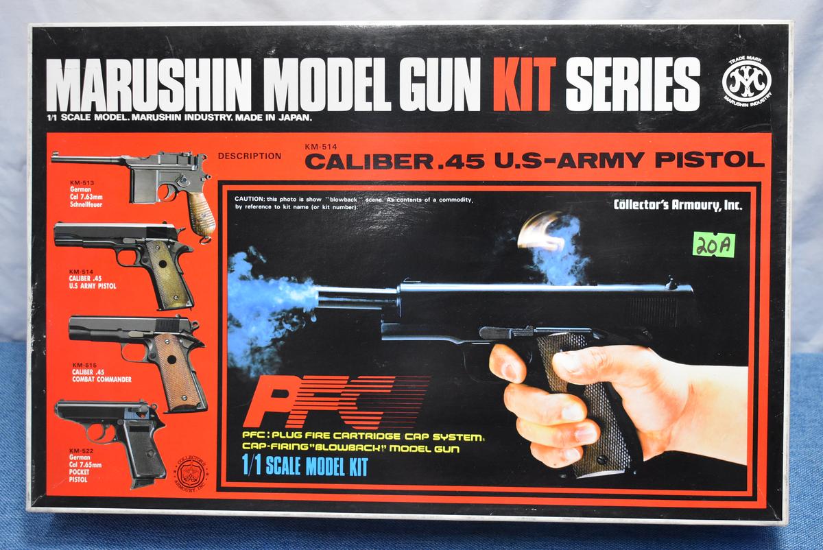EARLY MARUSHIN .45 U.S-ARMY PROP GUN KIT!!