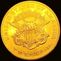 1859 $20 Gold Double Eagle UNCIRCULATED