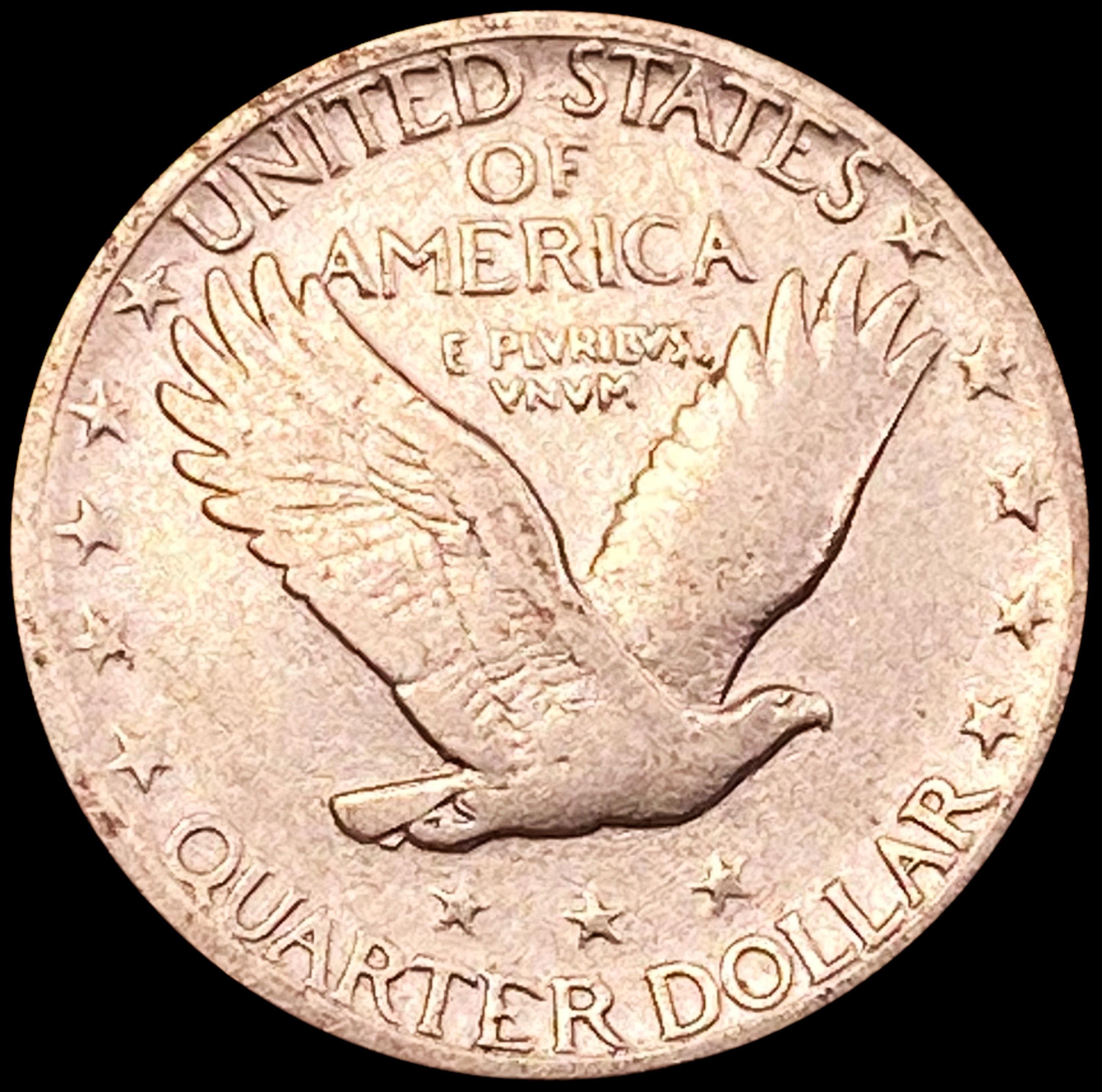 1918/7-S Standing Liberty Quarter LIGHTLY CIRCULAT