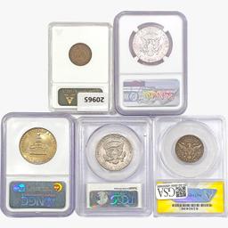 1890-1982 [5] Varied US Coinage