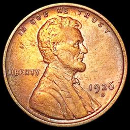 1926-S Wheat Cent CLOSELY UNCIRCULATED