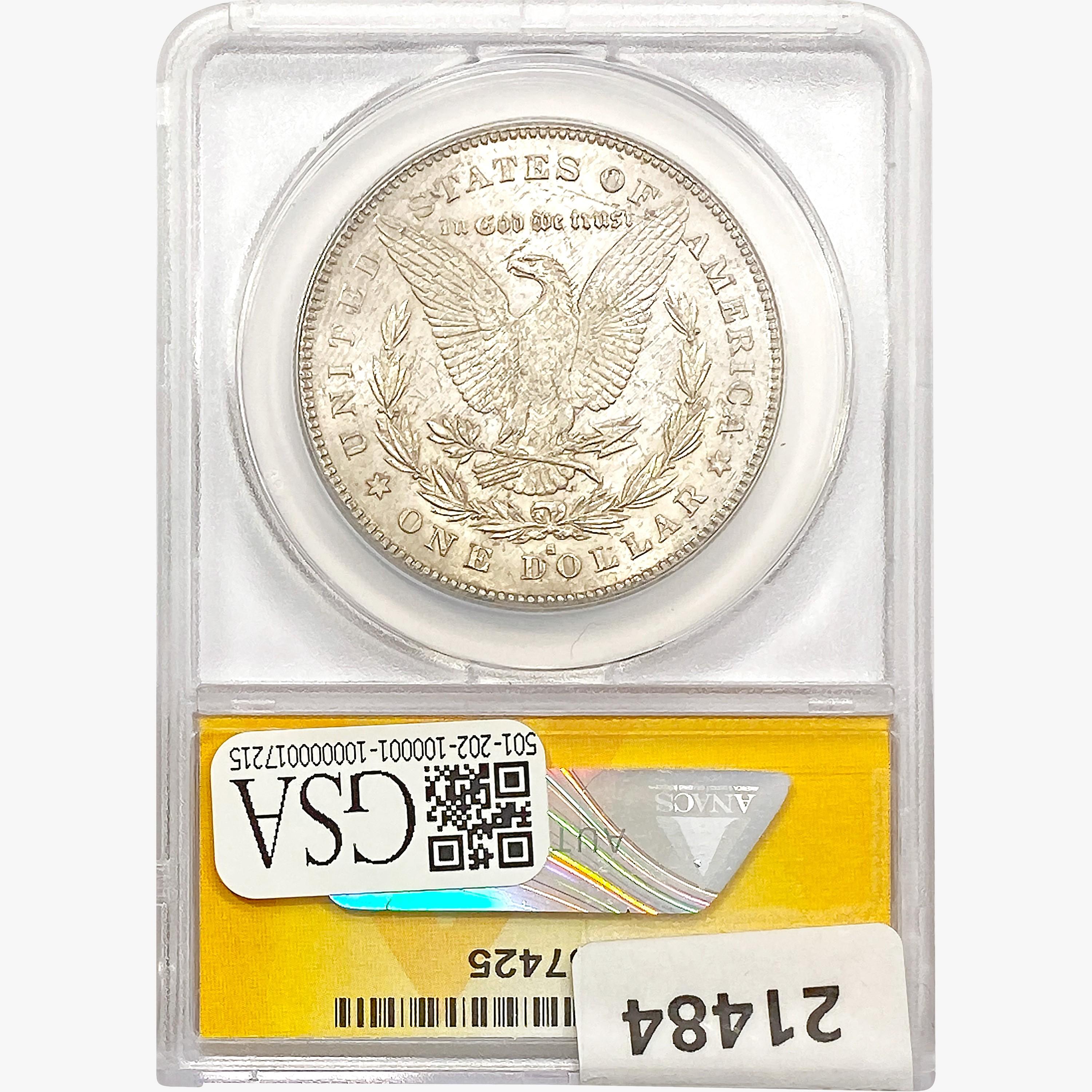 1878-S Morgan Silver Dollar ANACS MS62