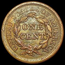 1857 Braided Hair Large Cent CLOSELY UNCIRCULATED