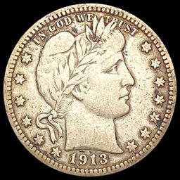 1913 Barber Quarter LIGHTLY CIRCULATED