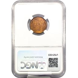 1909-S VDB Wheat Cent NGC MS63 RB