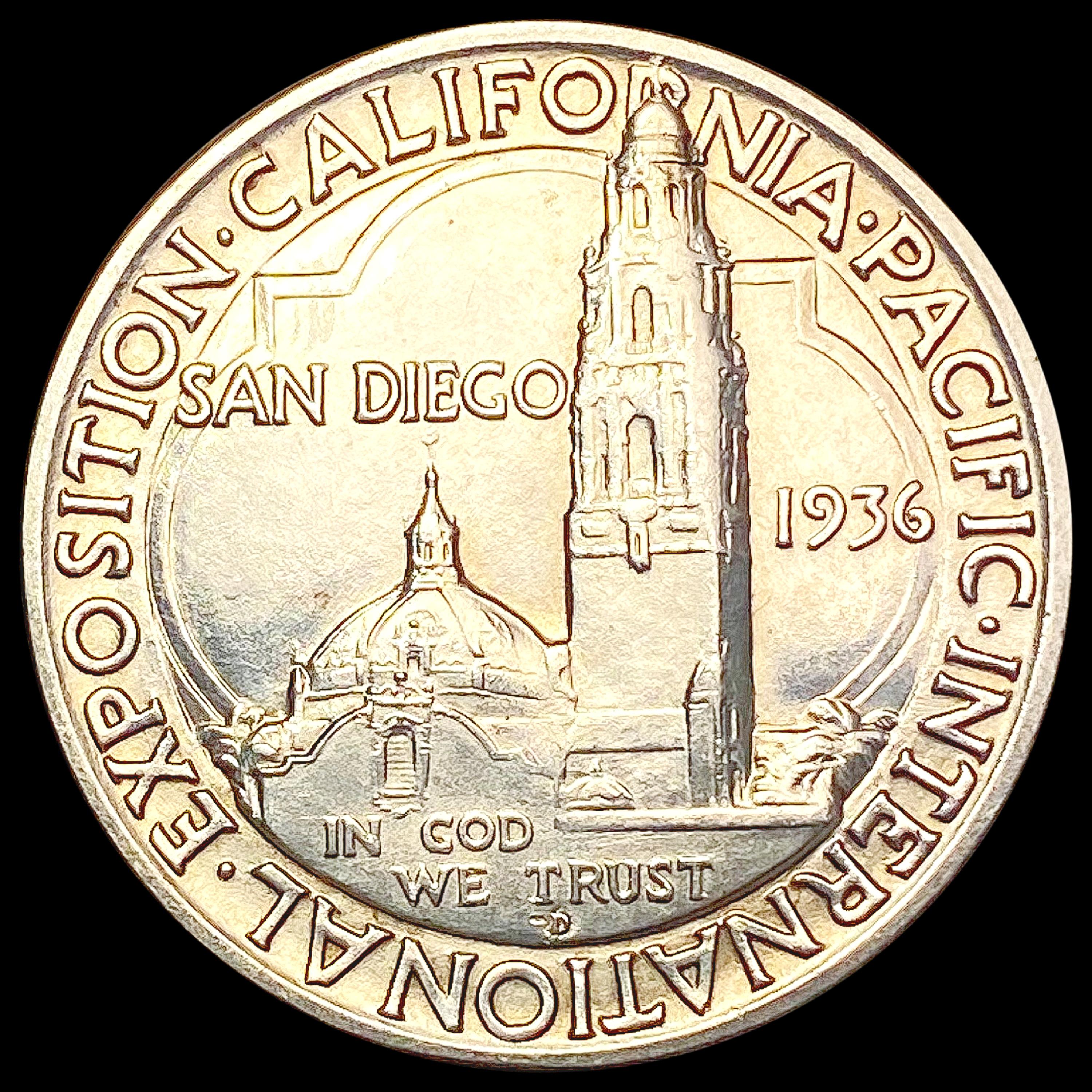 1936-D San Diego Half Dollar UNCIRCULATED
