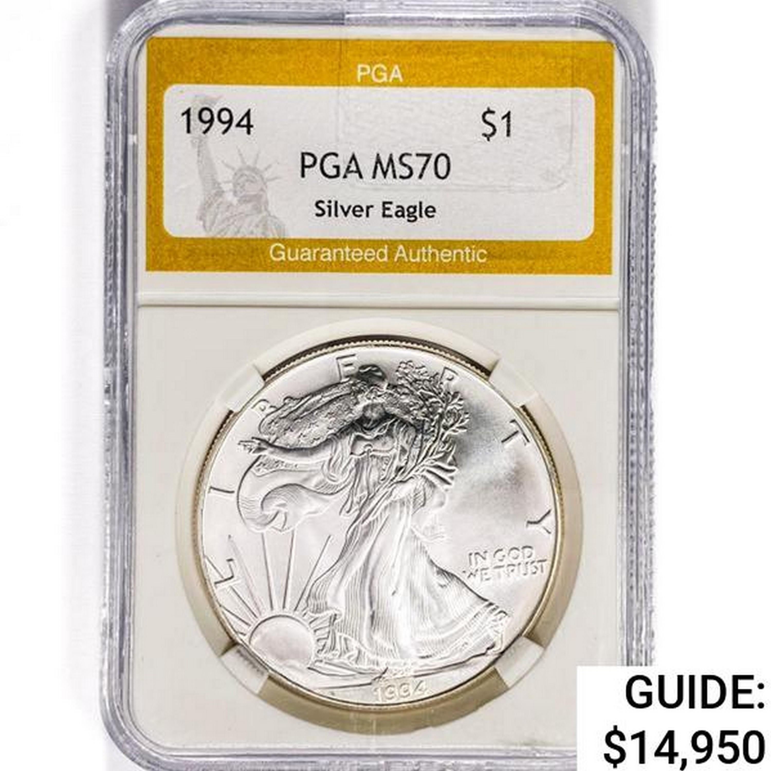 1994 Silver Eagle PGA MS70