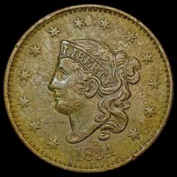 1834 Coronet Head Large Cent CLOSELY UNCIRCULATED