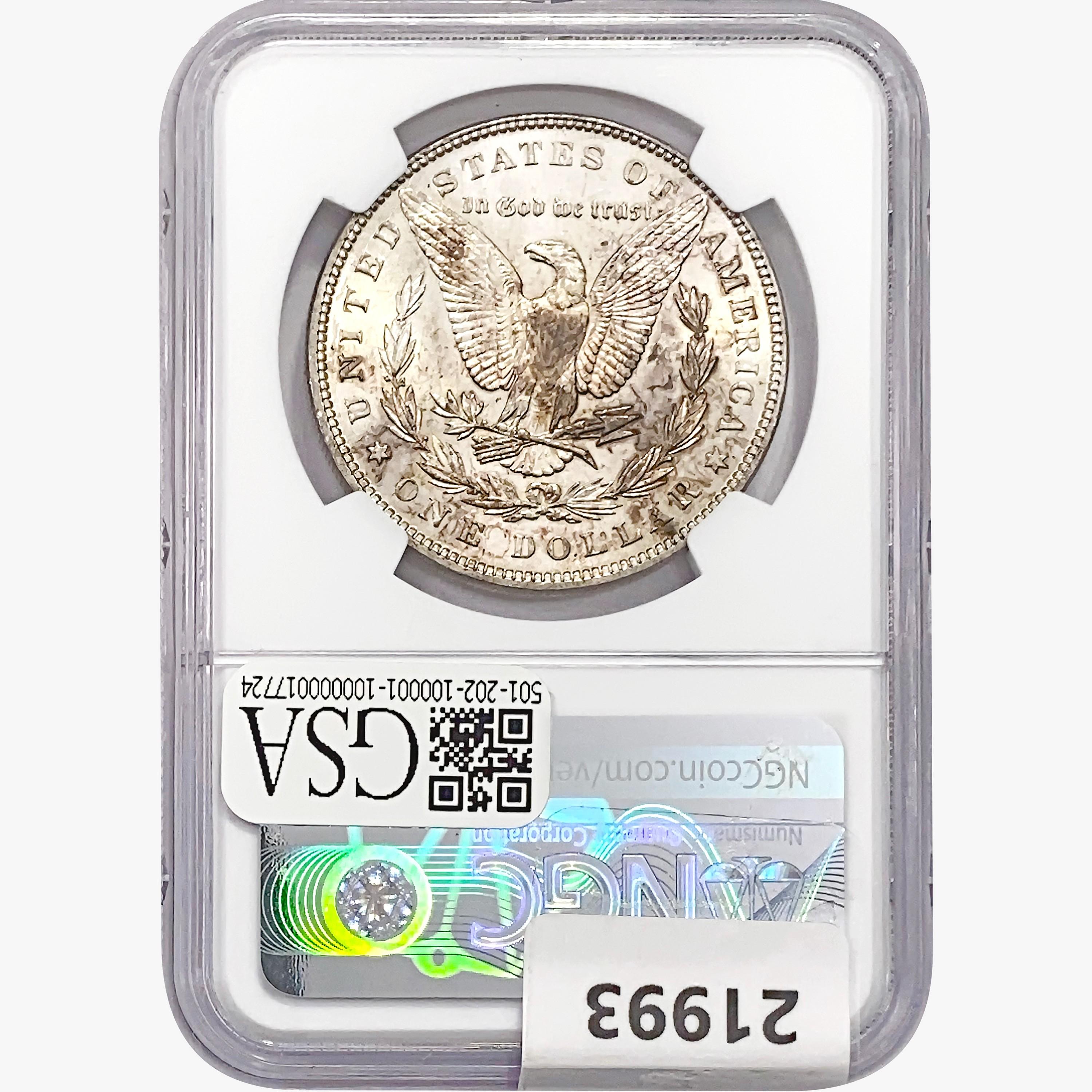 1897 Morgan Silver Dollar NGC MS63