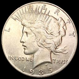 1935-S Silver Peace Dollar CHOICE AU