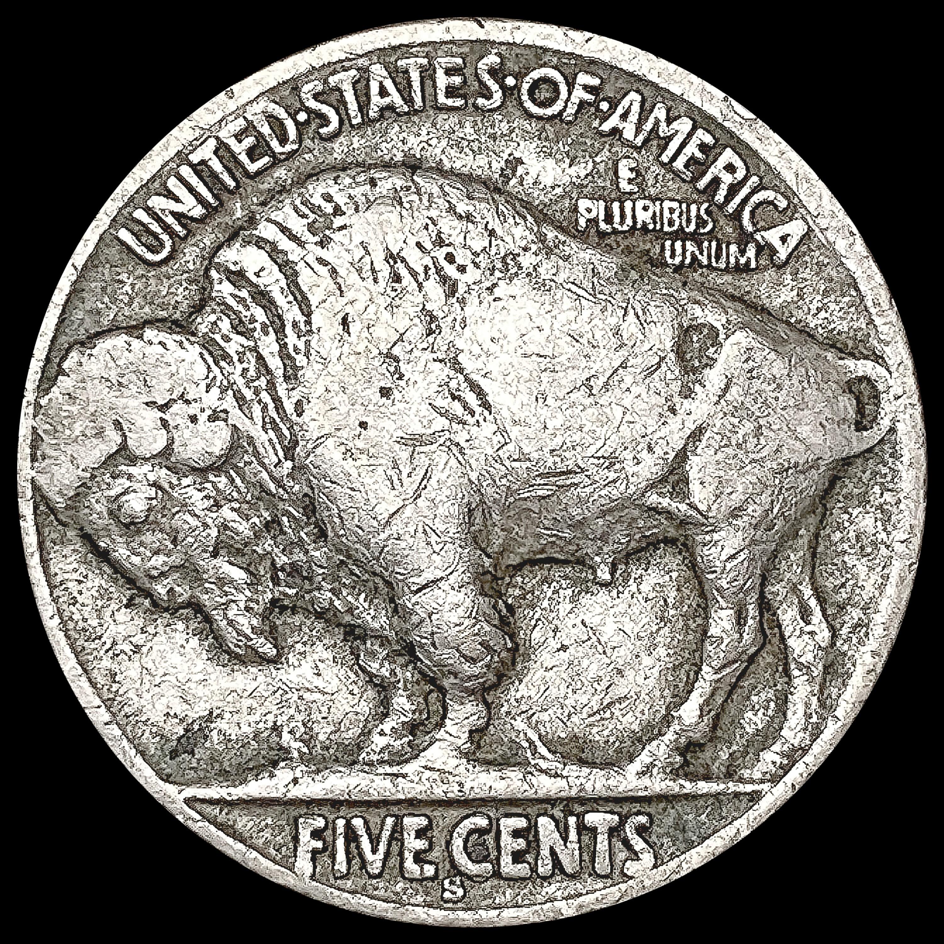 1913-S Buffalo Nickel NICELY CIRCULATED