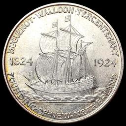 1924 Huguenot Half Dollar UNCIRCULATED
