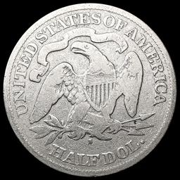 1876-S Seated Liberty Half Dollar LIGHTLY CIRCULAT