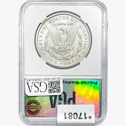 1881-CC Morgan Silver Dollar PGA MS66+