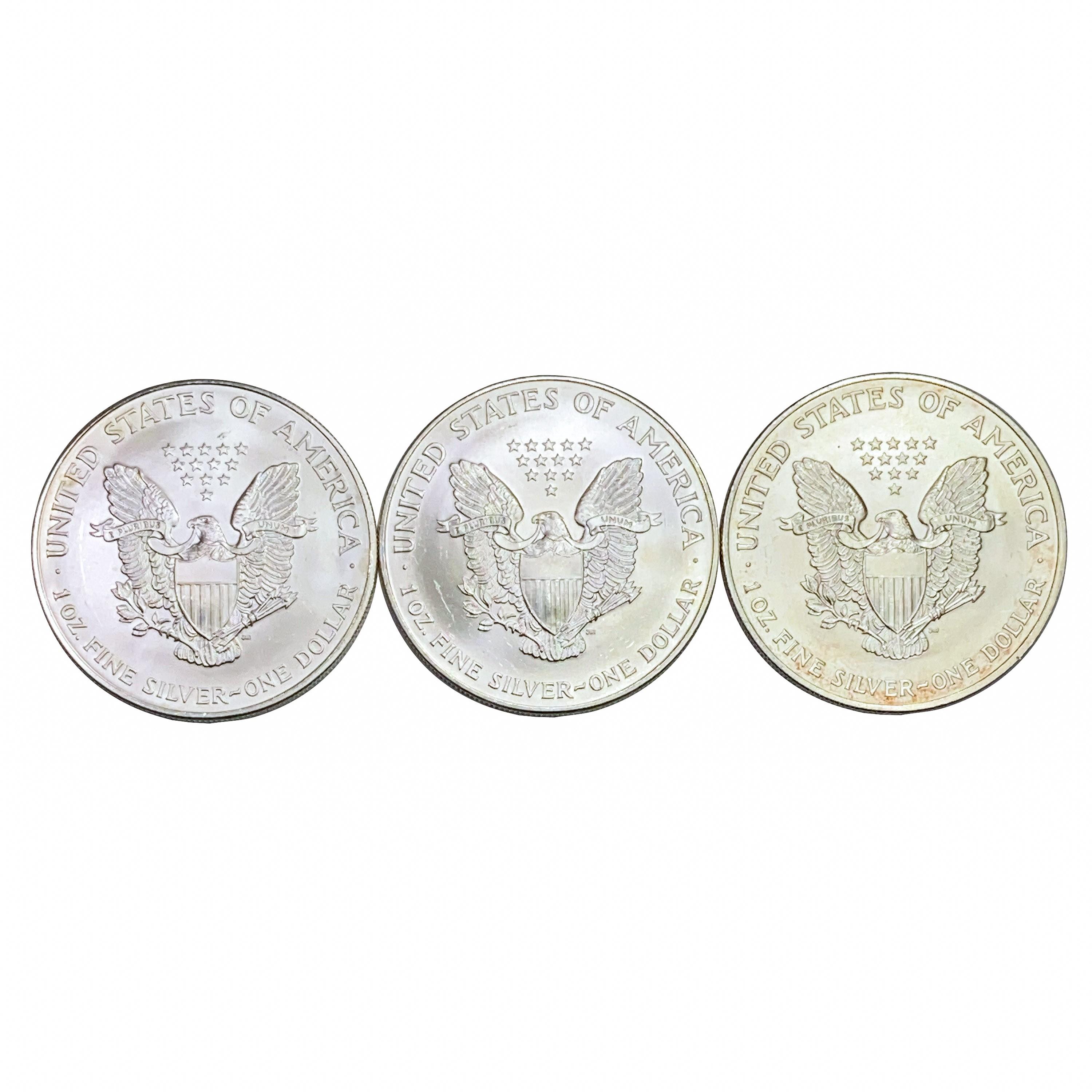 Colorized Silver Eagles [20]