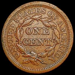 1849 Braided Hair Large Cent NEARLY UNCIRCULATED