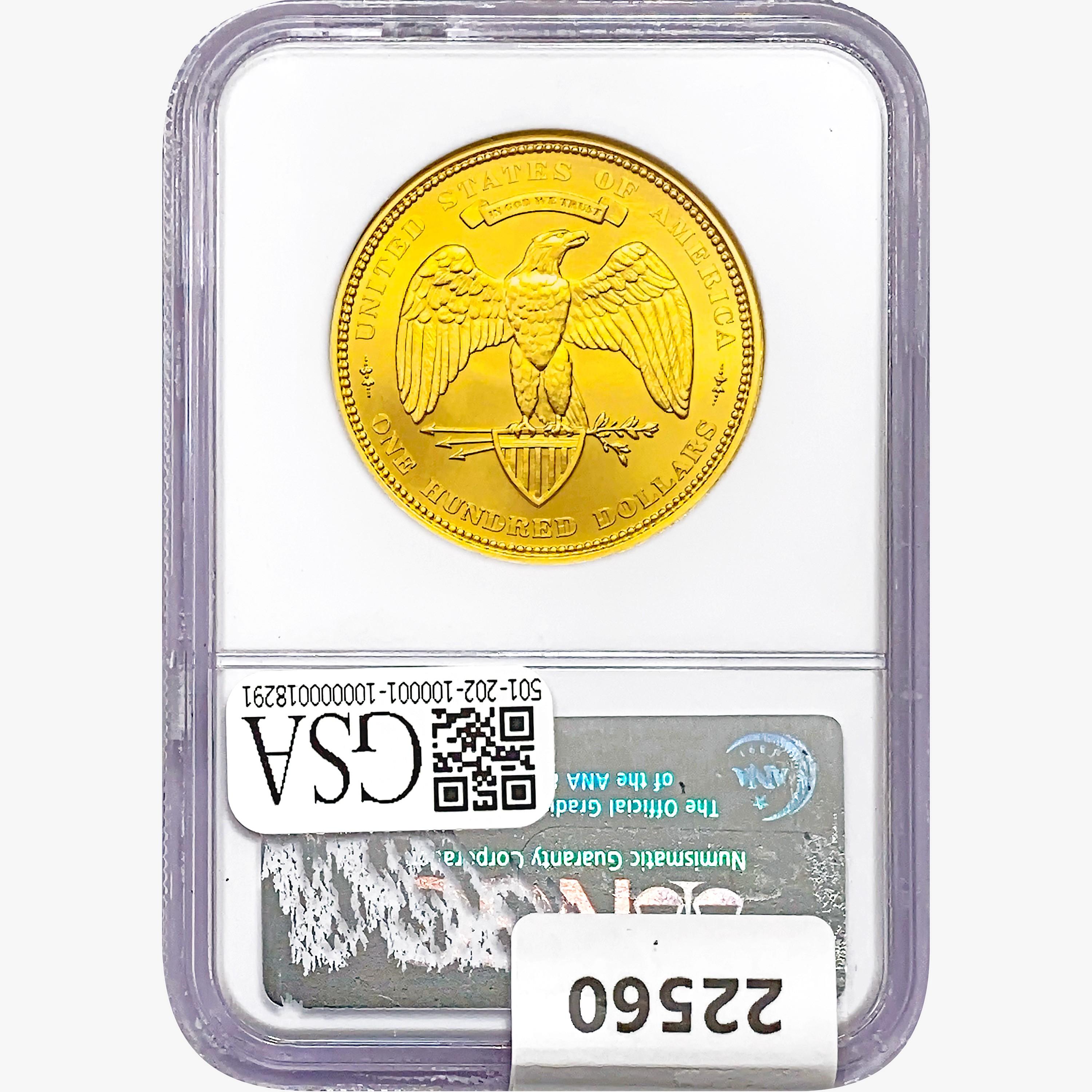2005 1oz. Gold $100 Union G.T. Morgan NGC GemUNC P