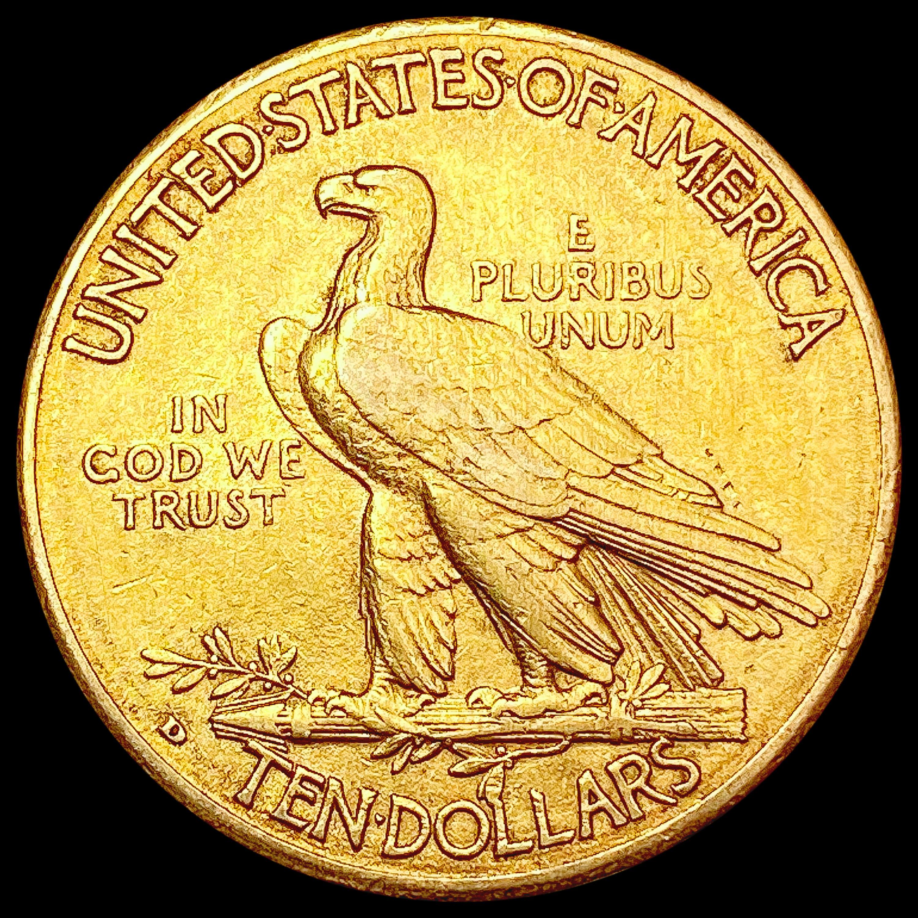 1910-D $10 Gold Eagle CLOSELY UNCIRCULATED