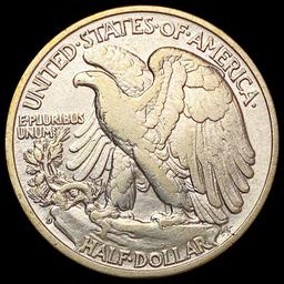 1938-D Walking Liberty Half Dollar NEARLY UNCIRCUL