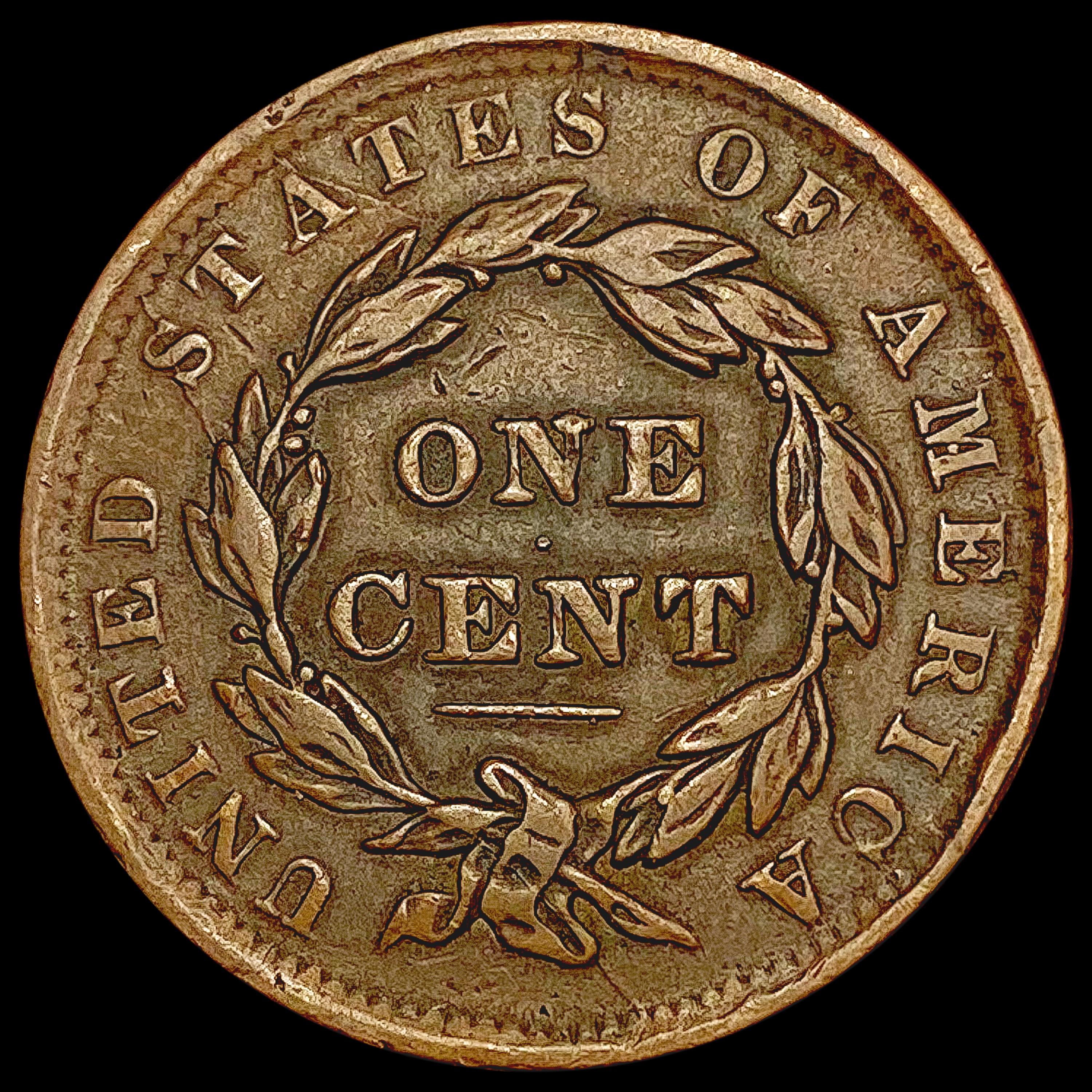 1837 Coronet Head Cent CLOSELY UNCIRCULATED
