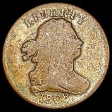 1808 Draped Bust Half Cent NICELY CIRCULATED