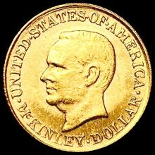 1916 McKinley Rare Gold Dollar CLOSELY UNCIRCULATE