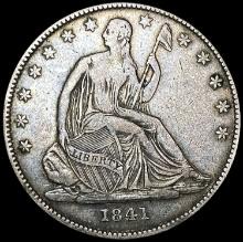 1841-O Seated Liberty Half Dollar NEARLY UNCIRCULA