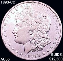1893-CC Morgan Silver Dollar HIGH GRADE