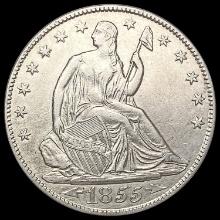 1855-O Seated Liberty Half Dollar CHOICE AU