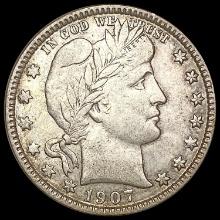 1907-O Barber Quarter CLOSELY UNCIRCULATED